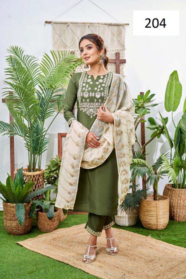 Suhani 204 Designer Wear Viscose Ready Made Collection